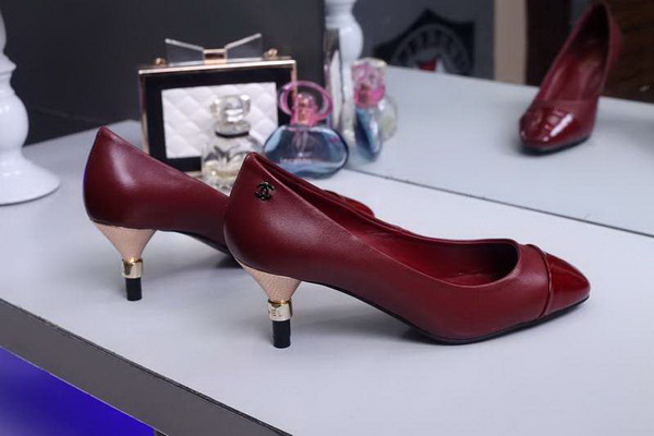 CHANEL Shallow mouth kitten heel Shoes Women--002